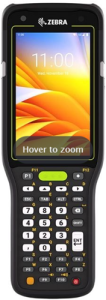 Zebra MC3450 Full Featured, 2D, SE58, 10.5 cm (4''), Func. Num., GPS, Gun, IST, hot-swap, USB-C, BT, Wi-Fi (Wi-Fi), 5G, NFC, Android, GMS